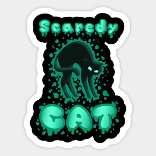 Scardey Cat Sticker